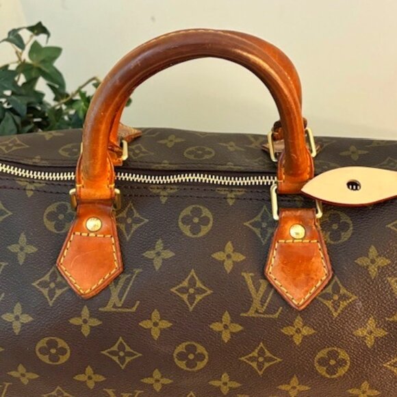 LV MONOGRAM SPEEDY 35-NEW LV ZIPPER & 4 NEW HANDLE RINGS - Picture 1 of 14